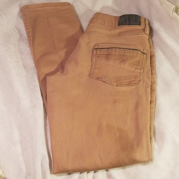 fried denim khaki pants